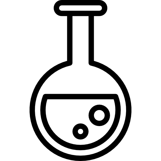 matraz srip Lineal icono