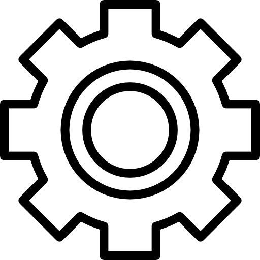 engranaje srip Lineal icono