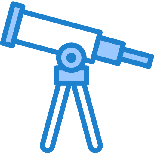 망원경 srip Blue icon