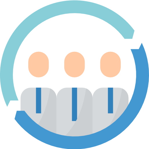 Human resources Aphiradee (monkik) Flat icon