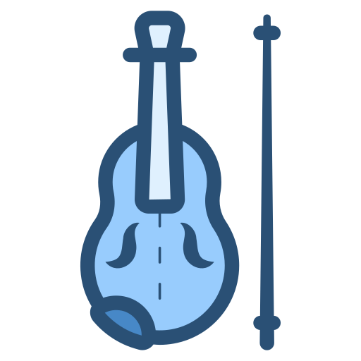 violino Generic color lineal-color icona