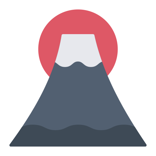 富士山 Generic color fill icon