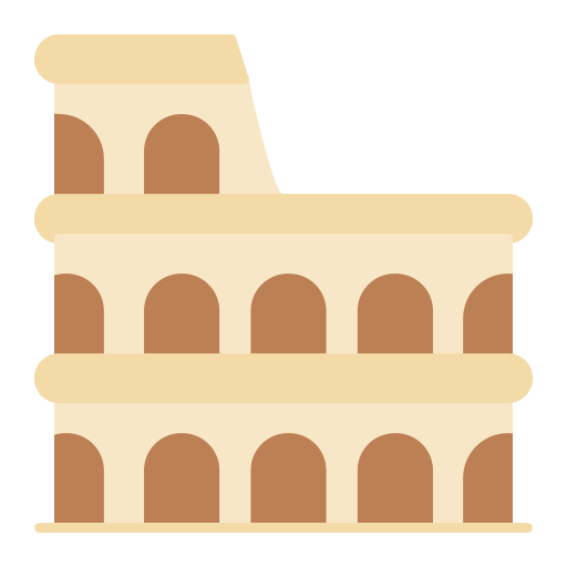 Colosseum Generic color fill icon