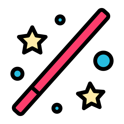 마법의 지팡이 Generic color lineal-color icon