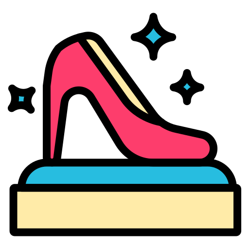 Glass shoes Generic color lineal-color icon