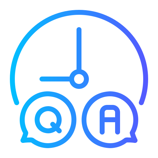Qa Generic gradient outline icon
