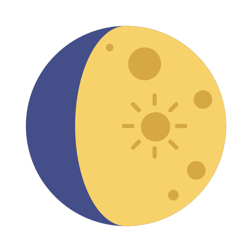 fases de la luna Generic color fill icono