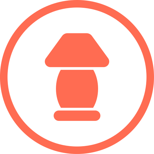 테이블 램프 Generic color fill icon