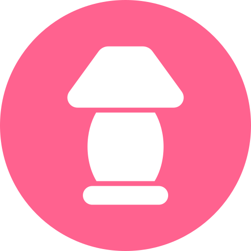 lampa stołowa Generic color fill ikona