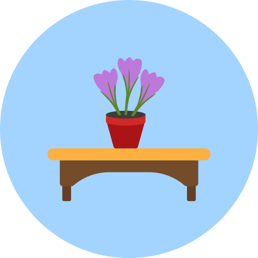 Table Generic color fill icon