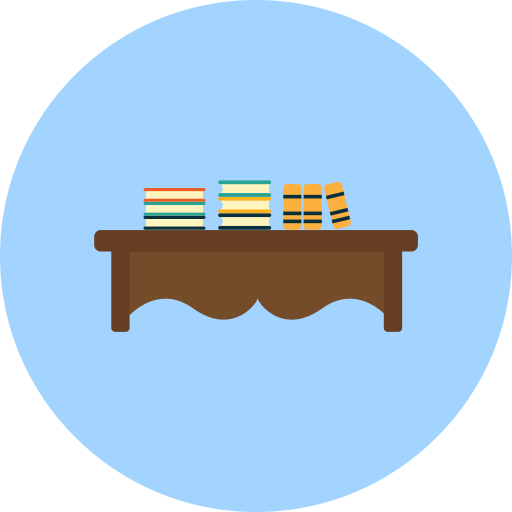 Table Generic color fill icon