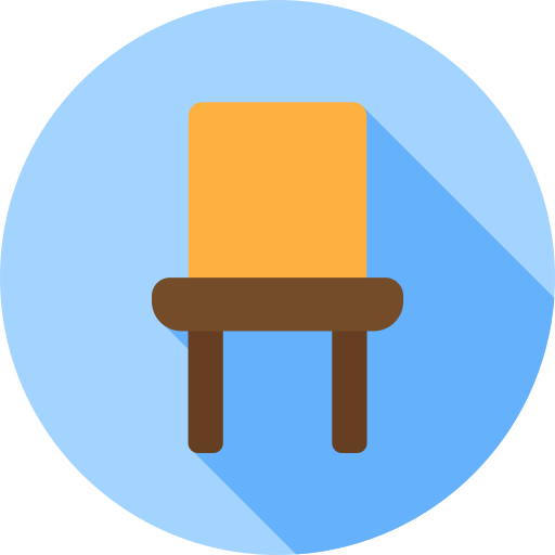 krzesło Generic color fill ikona