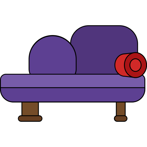 소파 침대 Generic color lineal-color icon