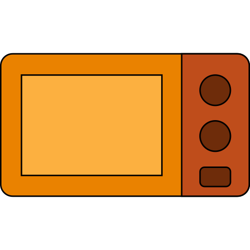 Микроволновая печь Generic color lineal-color иконка
