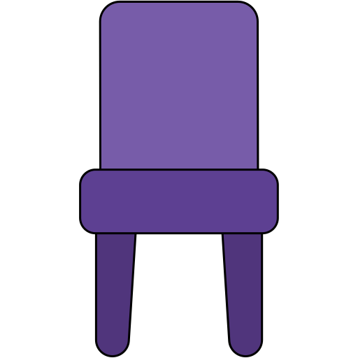 cadeira Generic color lineal-color Ícone