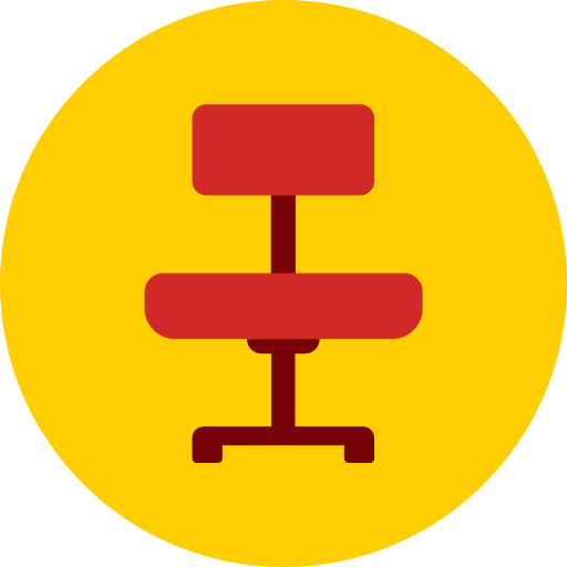 椅子 Generic color fill icon