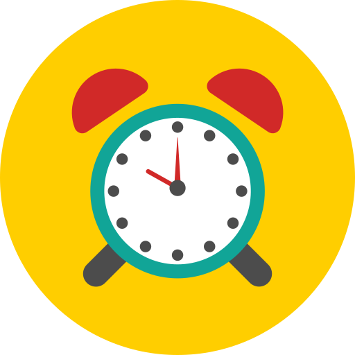 Alarm clock Generic color fill icon