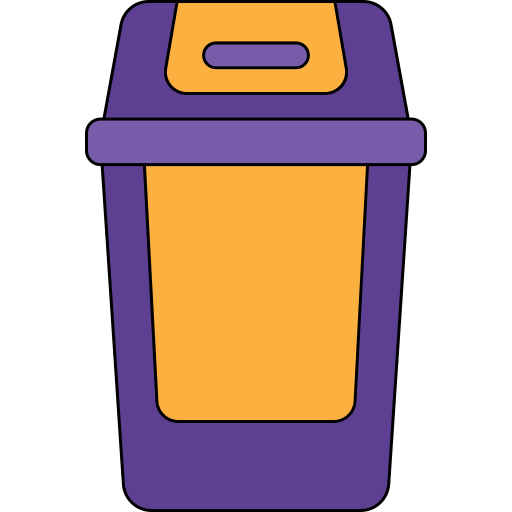 мусорное ведро Generic color lineal-color иконка