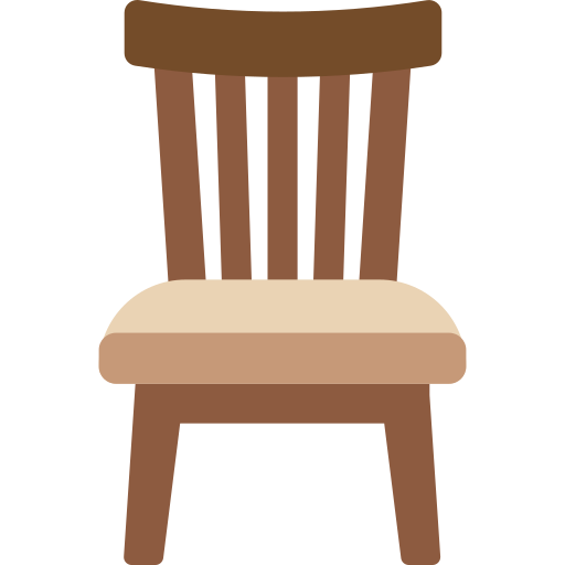 cadeira Generic color fill Ícone