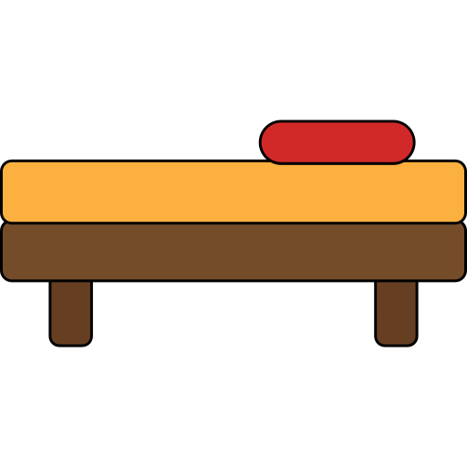 Sofa bed Generic color lineal-color icon