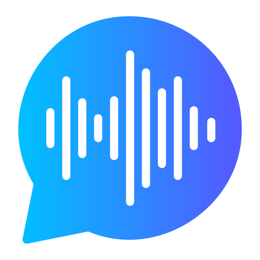 Audio message Generic gradient fill icon