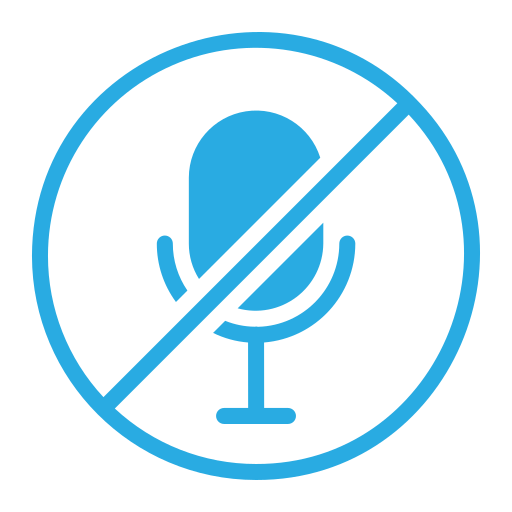 No microphone Generic color fill icon