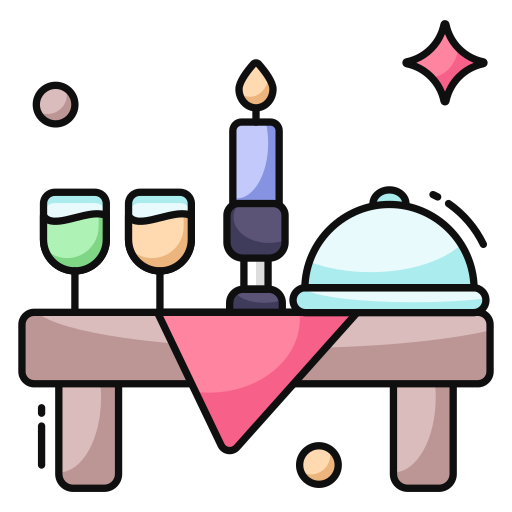 tavolo da pranzo Generic color lineal-color icona