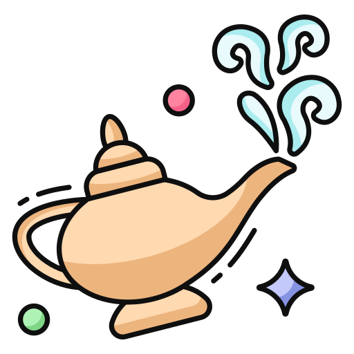 Magic lamp Generic color lineal-color icon