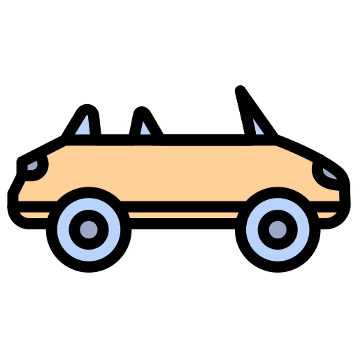 cabrio-auto Generic color lineal-color icon