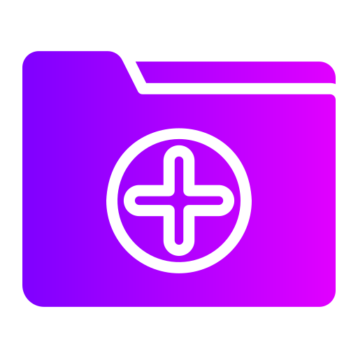 Medical folder Generic gradient fill icon