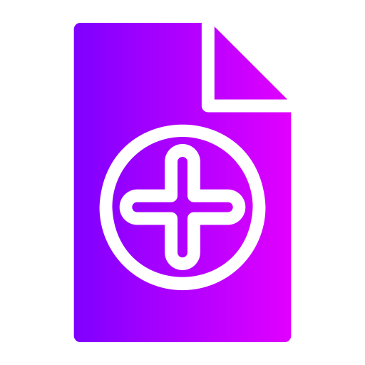 Medical report Generic gradient fill icon