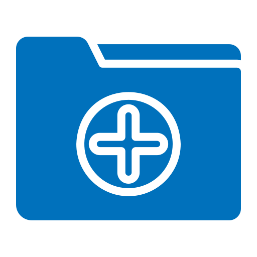 folder medyczny Generic color fill ikona