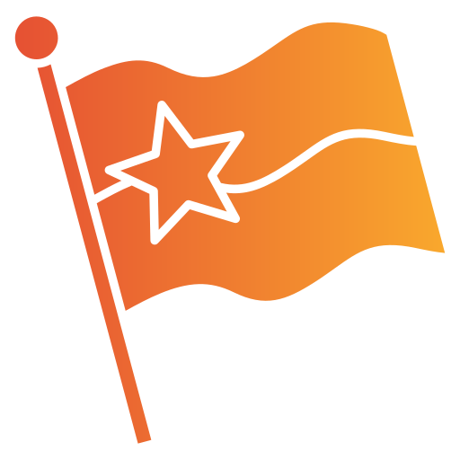 bandera Generic gradient fill icono