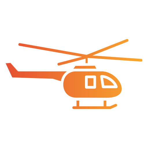 Вертолет Generic gradient fill иконка