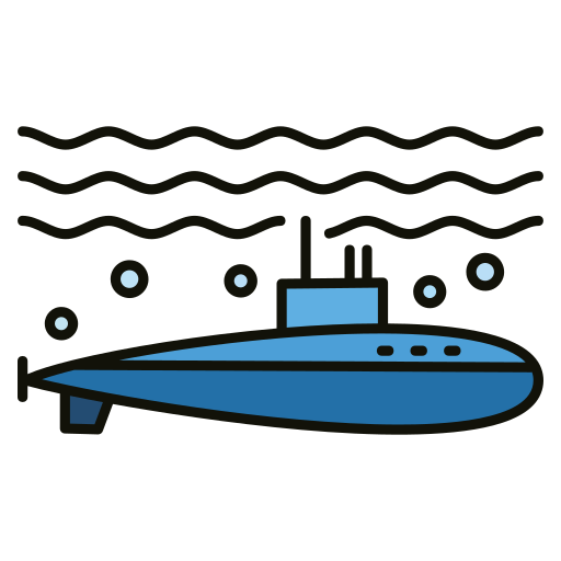 잠수함 Generic color lineal-color icon