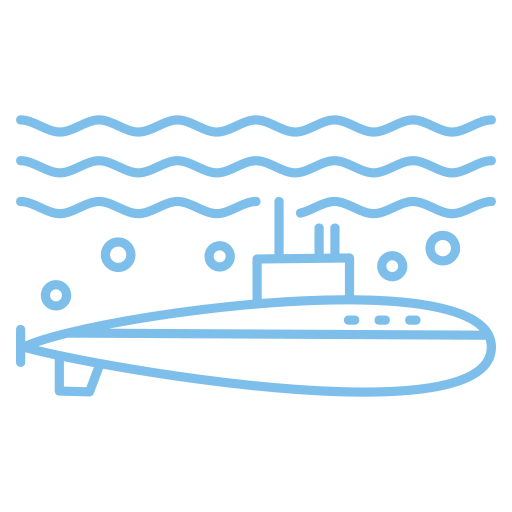 Подводная лодка Generic color outline иконка
