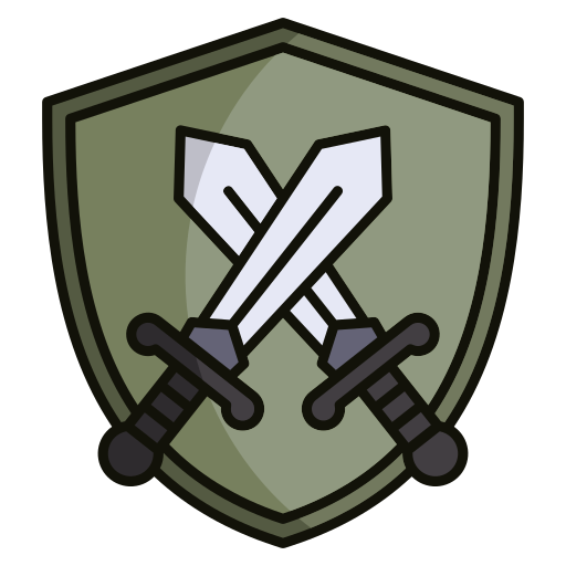 Sword shield Generic color lineal-color icon