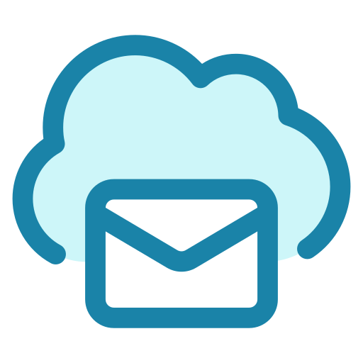 Cloud email Generic color lineal-color icon