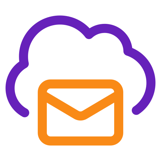 cloud-e-mail Generic color outline icoon