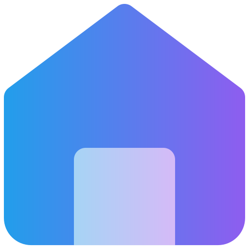 huis bouwen Generic gradient fill icoon