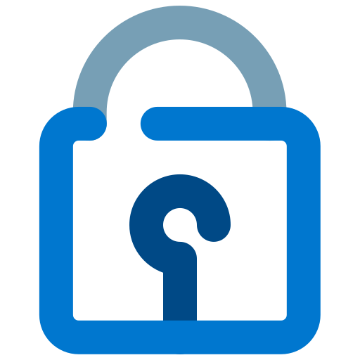 Padlock Generic color outline icon