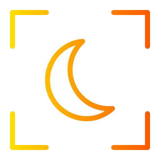 Night mode Generic gradient outline icon