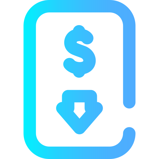 支払い Super Basic Omission Gradient icon