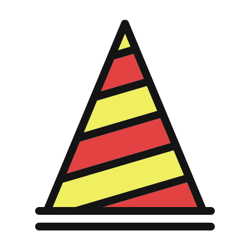 chapéu de festa Generic color lineal-color Ícone