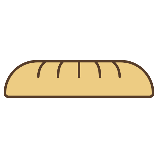 Bread loaf Generic color lineal-color icon