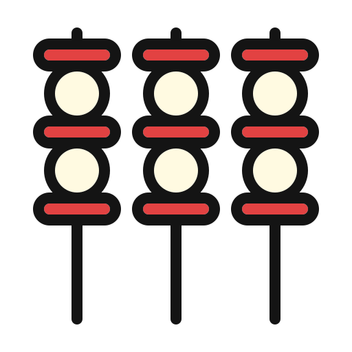 Skewers Generic color lineal-color icon