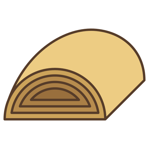 torta arrotolata Generic color lineal-color icona