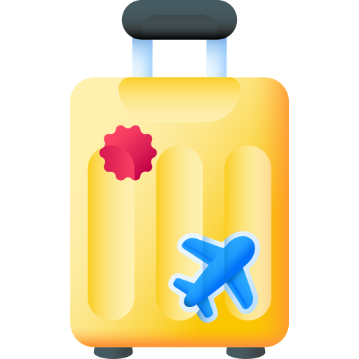 bagaglio 3D Color icona