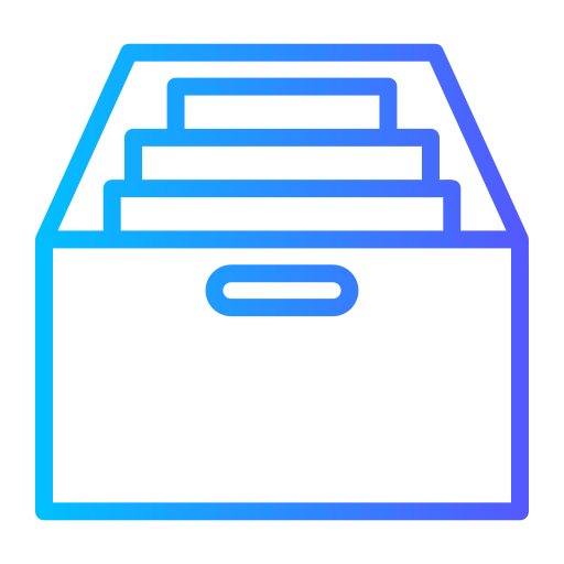 Filing cabinet Generic gradient outline icon