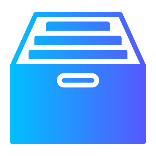 서류 캐비넷 Generic gradient fill icon